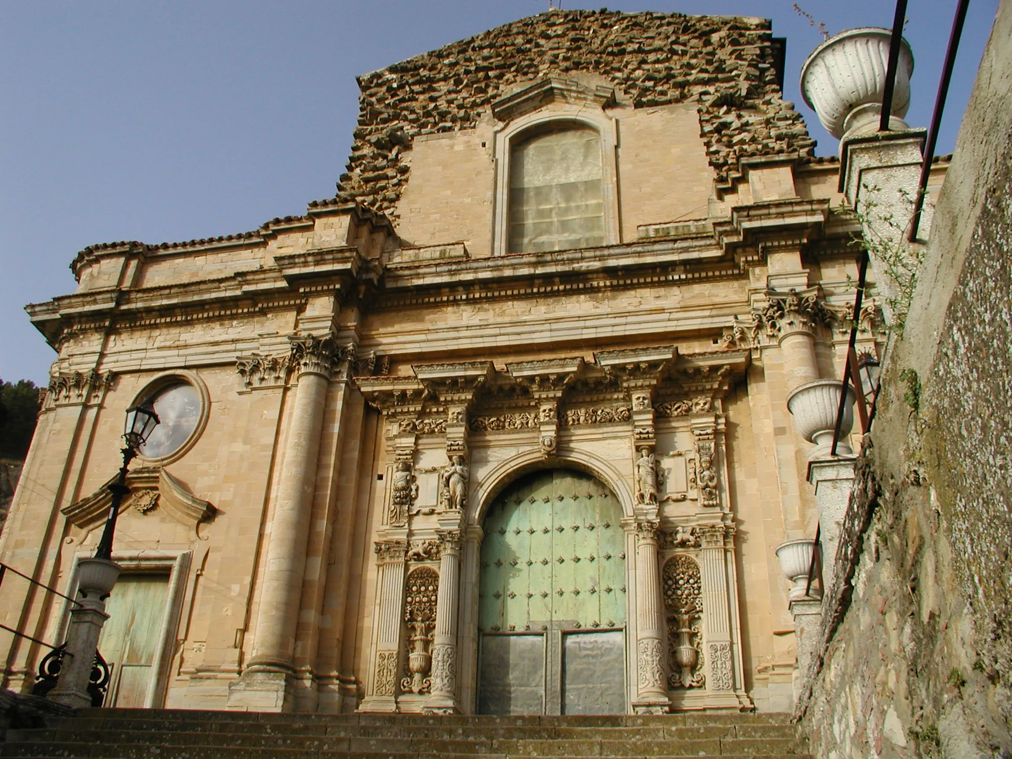 Façade of the Basilica Santa Maria Maggiore in Nicosia