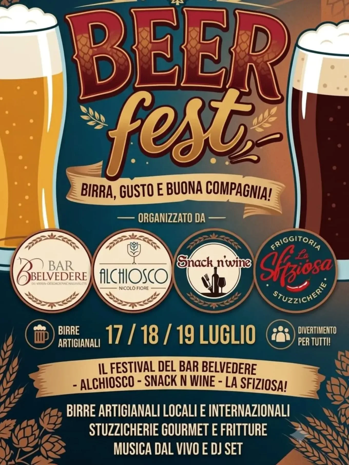 Poster of the Beer Fest in Nicosia, 17-18-19 July