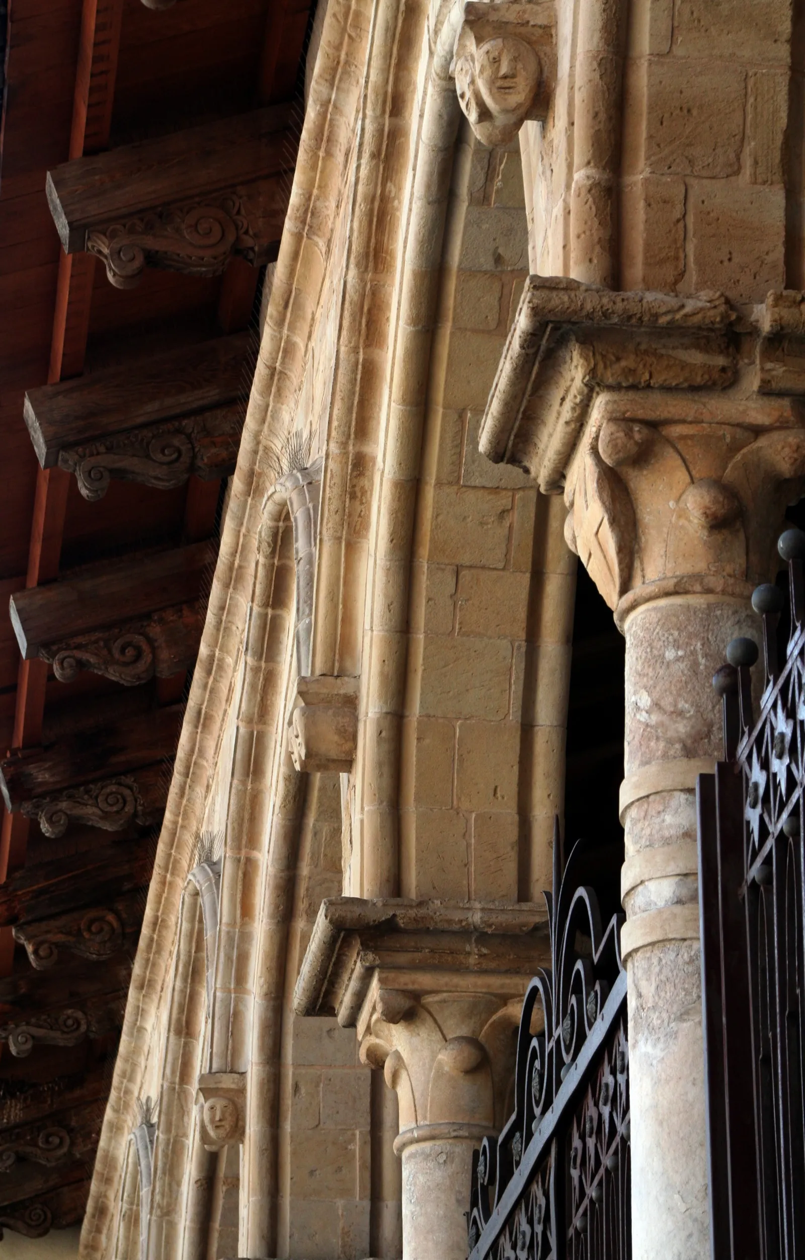 Architectural detail of the Cathedral of San Nicolò