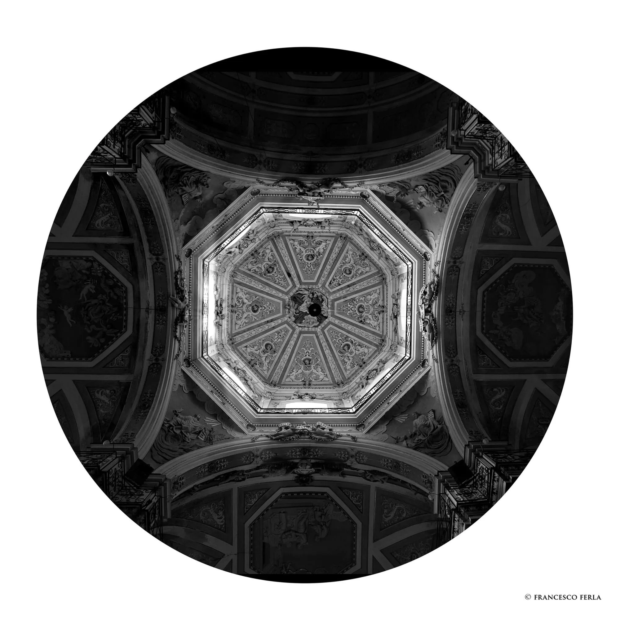 Detail of the wooden ceiling of Basilica Santa Maria Maggiore