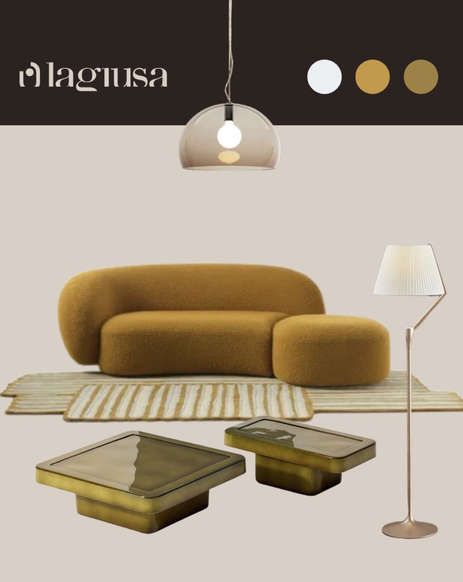 Moodboard d'arredo La Giusa